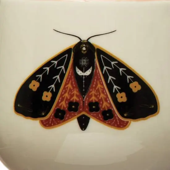 Hello Honey&reg; 12oz. Stoneware Mugs with Painted Winged Insects Set {4}