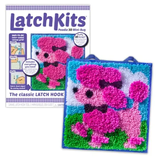 Kahootz Toys LatchKits Mini Rug Poodle {3}