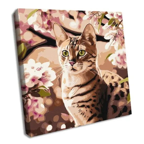 Ideyka Kitten in the Garden Painting by Numbers Kit {1}