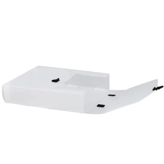 JAM Paper 9.25" x 12" Clear Vertical Buckle Closure Briefcase {5}