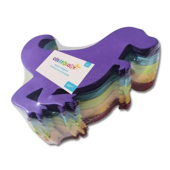 6.5" Dino Foam Shapes, 35ct. by Creatology&trade; {4}