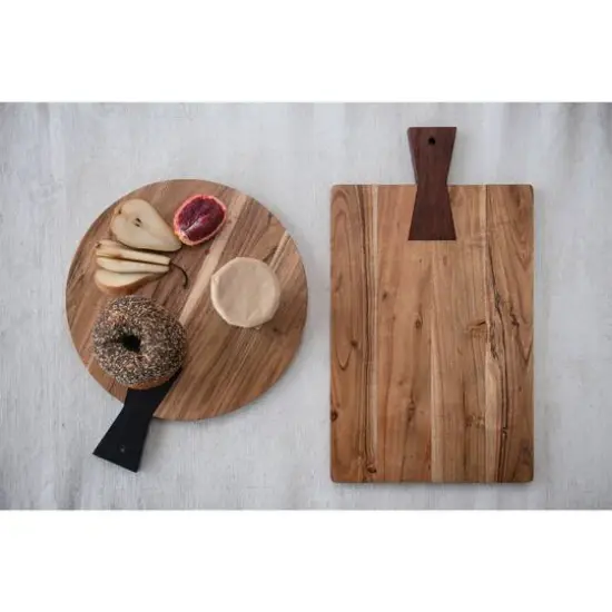 Hello Honey&reg; 16" Acacia Wood Cheese/Serving Board with Handle {8}