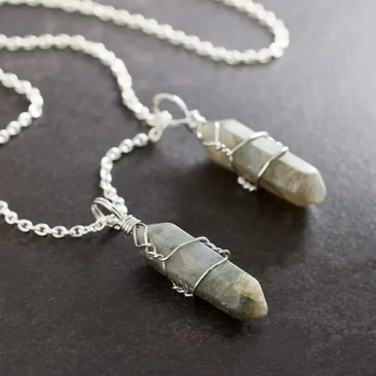 Gray Labradorite Prism Pendants, 2ct. by Bead Landing&trade; {3}
