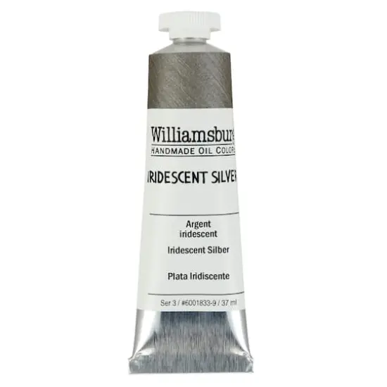 Williamsburg&reg; Artist Oil Colors, 37mL Iridescent Silver {1}