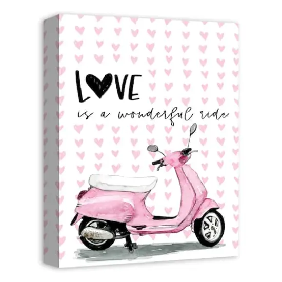 Love is a Wonderful Ride Canvas Art {3}