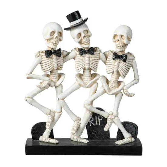 Glitzhome&reg; 10.5" Halloween Dancing Skeleton Table D&eacute;cor {5}