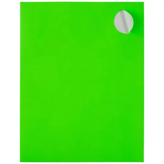 JAM Paper Circle Label Stickers Neon Green {5}