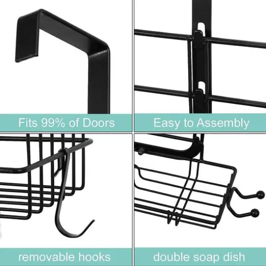 NEX&trade; Over the Door Shower Caddy Organizer {8}