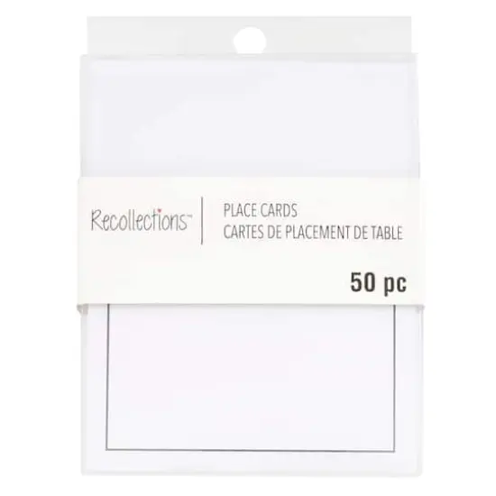 Place Cards by Recollections&trade;, 50ct. Black {1}