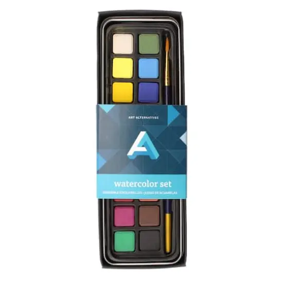 Art Alternatives Watercolor Art Tin Set {1}