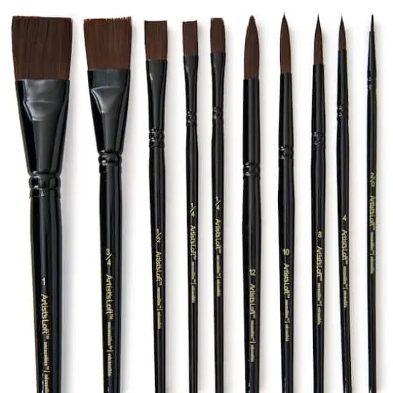 Necessities™ Synthetic 10 Piece Brush Set by Artist's Loft® {1}
