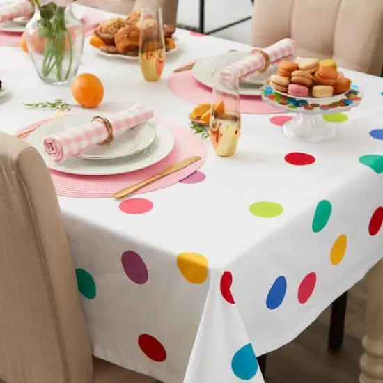 Confetti Print Tablecloth 60" x 84" {1}