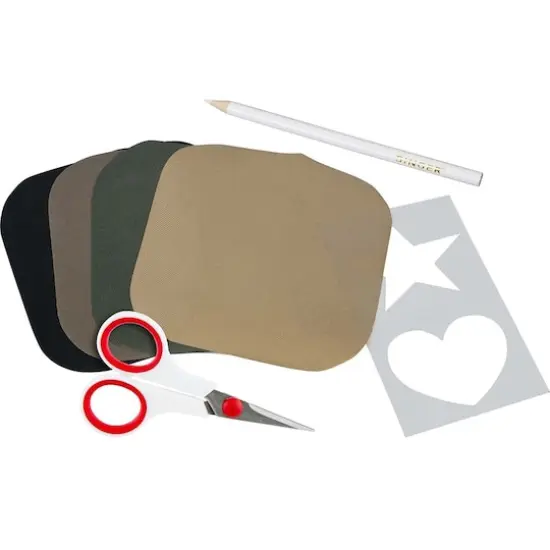 SINGER&reg; Dark Iron-on Twill Patches {5}