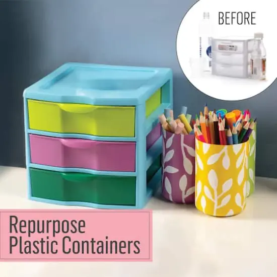 FolkArt&reg; Paint For Plastic&trade; Paint & Brush Kit {8}