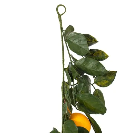6ft. Green & Yellow Salal Leaf Lemon Garland {5}
