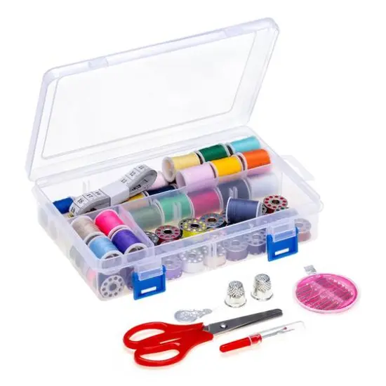 NEX&trade; 101-Piece Sewing Thread with Bobbins Case Kit {4}