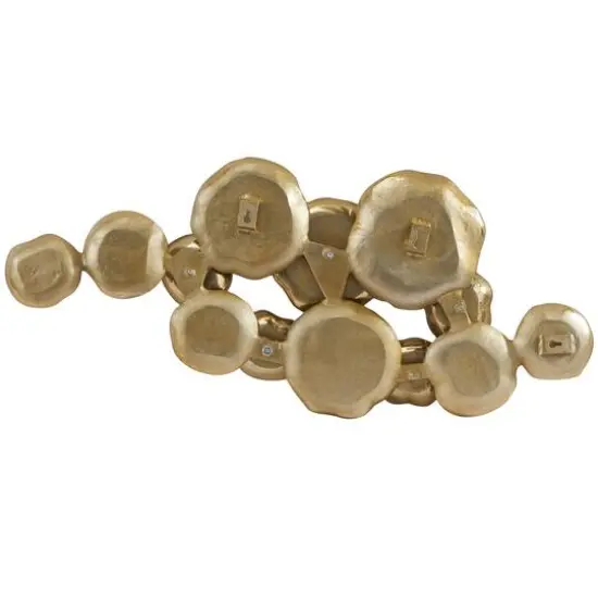 Gold Contemporary Wall Decor, 39" x 3" x 17" {6}