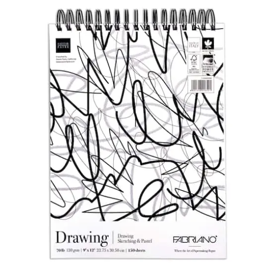 Fabriano&reg; Studio Drawing Fat Pad, 9'' x 12'' {1}