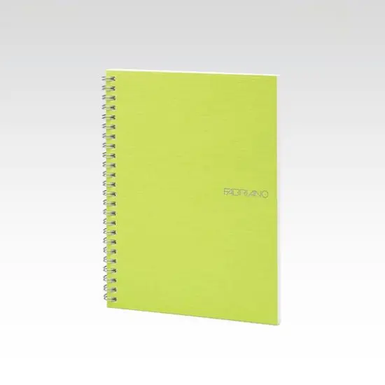 Fabriano&reg; EcoQua Spiral Bound Grid Notebook Lime {5}
