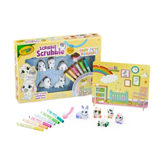 Crayola&reg; Scribble Scrubbie Baby Pets Nursery {3}