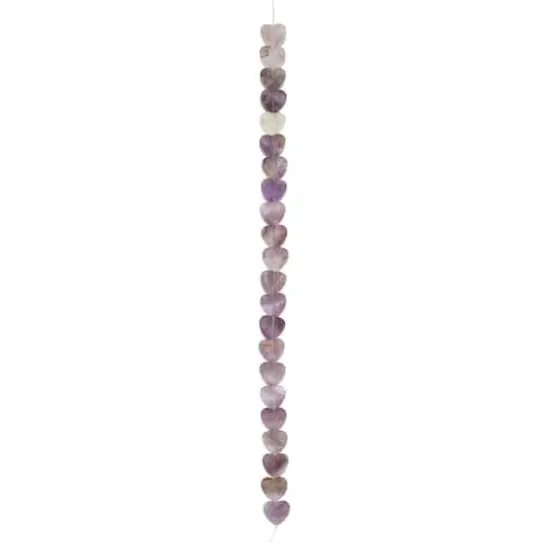 Amethyst Heart Beads, 7.8mm by Bead Landing&trade; {4}