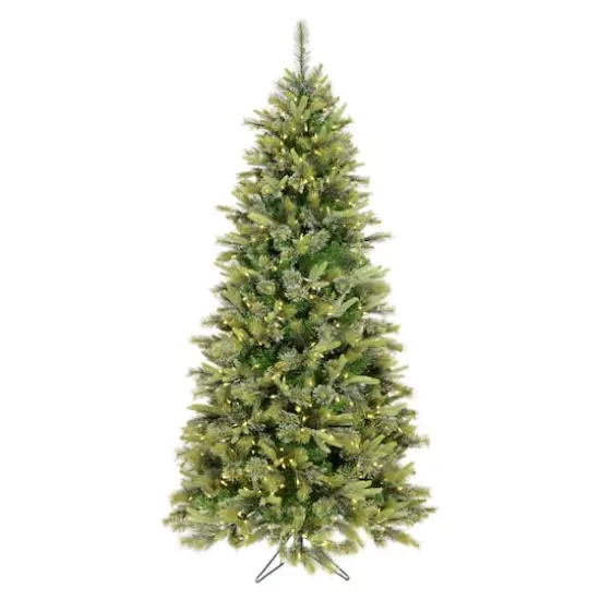 8.5ft. Pre-Lit Slim Cashmere Artificial Christmas Tree, Warm White Dura-Lit® LED Lights {1}