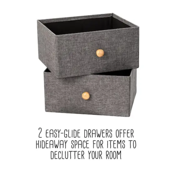 Honey Can Do 2 Drawer Fabric Storage Organizer {4}
