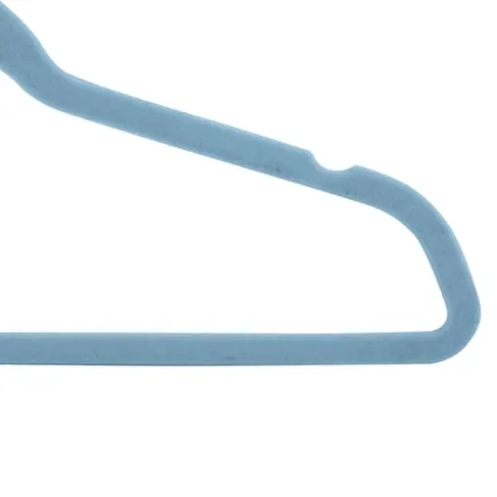 Laura Ashley Kids Velvet Hangers, 25ct. Light Blue {8}