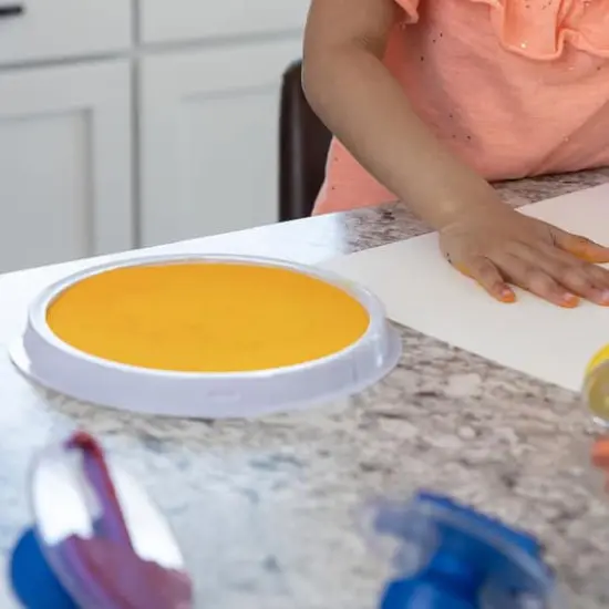 Center Enterprises Ready2Learn&trade; Jumbo Yellow Washable Stamp Pad, 6ct. {4}