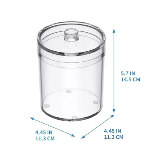 30oz. Clear Plastic Storage Jar by Simply Tidy&reg; {5}