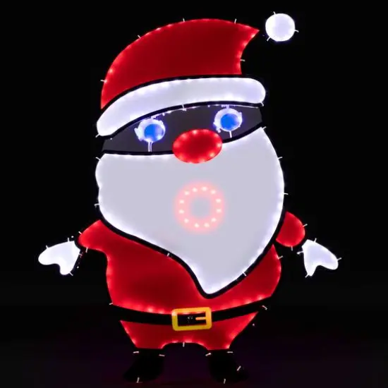 36.75" Singing Sculpture Santa {8}