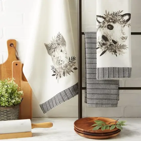 DII&reg; Barn Animals Dishtowel, 3ct. {4}