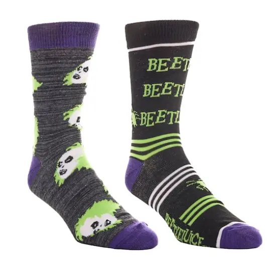 Beetlejuice Crew Sock Set {3}