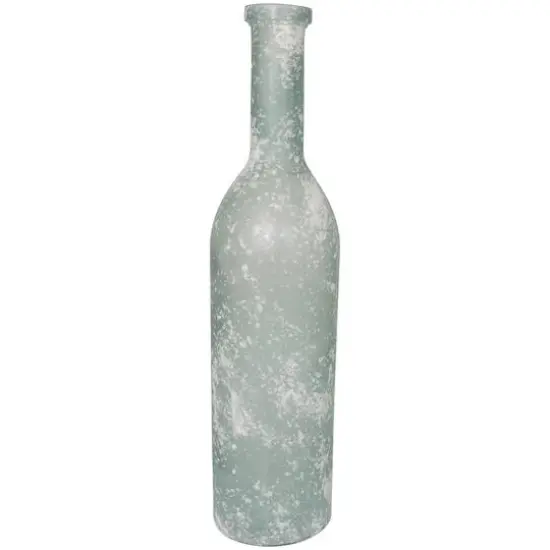 29" Frosted Spanish Bottle Glass Vase {9}