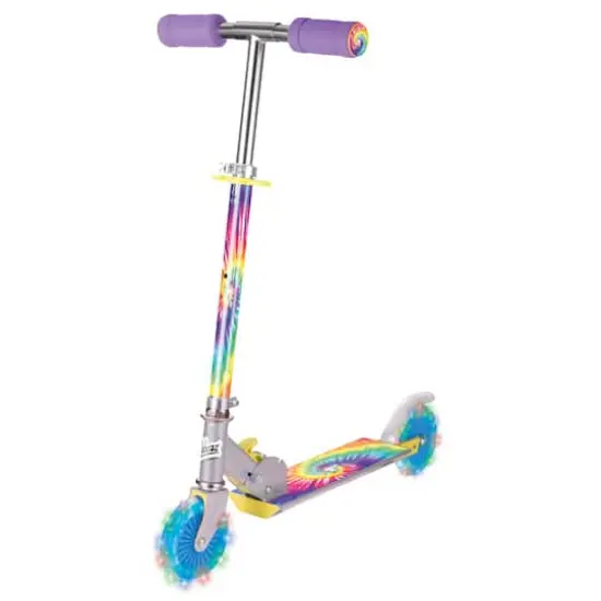 Tie Dye Scooter With Flashing Wheels {1}