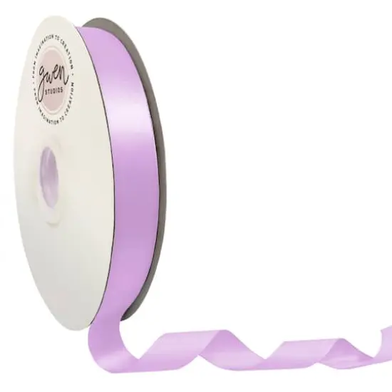 Gwen Studios Double Faced Satin Ribbon Lavender {1}