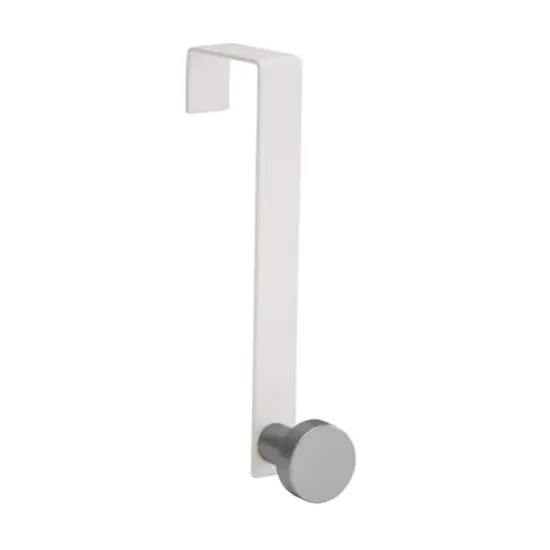 Elle D&eacute;cor White 3 Pack Single Over the Door Hooks {3}