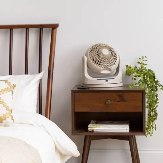 Iris&reg; 12.25" Latte Fan with Remote {3}