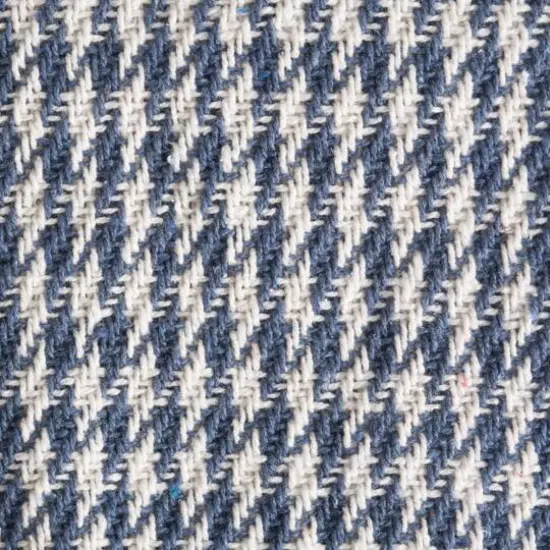 DII&reg; French Blue Houndstooth Throw {4}
