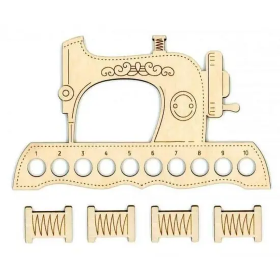 MP Studia OP-037 Sewing Machine with 4 Spools Mouline Thread Organizer {1}