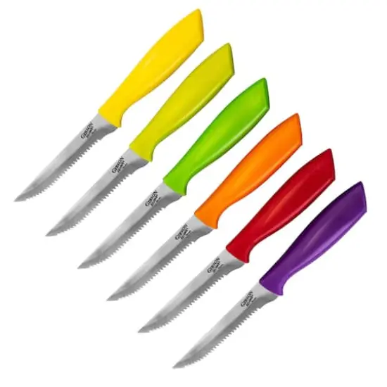 Gibson Home Color Vibes 14-Piece Cutlery Knife Set {10}