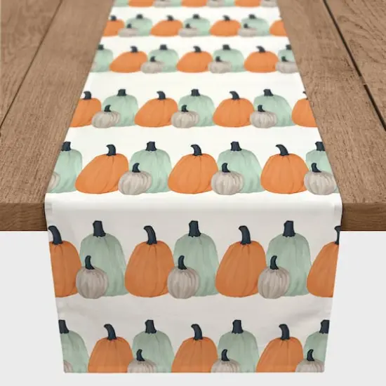 90" Thankful Pumpkins Table Runner {1}