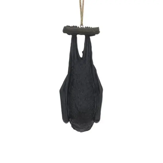 8" Black Hanging Bat with Wings Closed by Ashland&reg; {1}