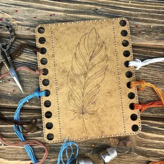 Wonderland Crafts Owl Numbered Embroidery Thread Organizer {8}