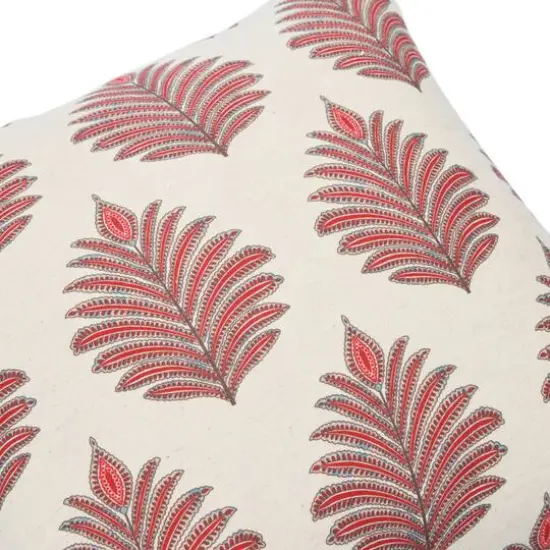 Hello Honey&reg; Fern Frond Square Pillow Cover with Tassels {5}