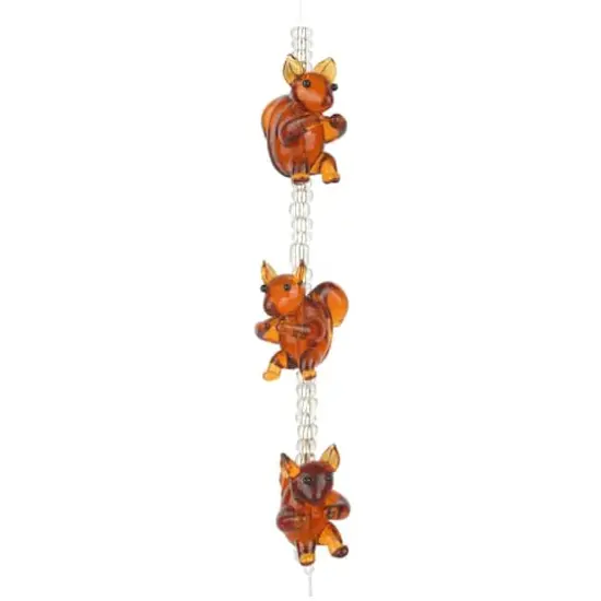Brown Lampwork Glass Squirrel Beads by Bead Landing&trade; {4}