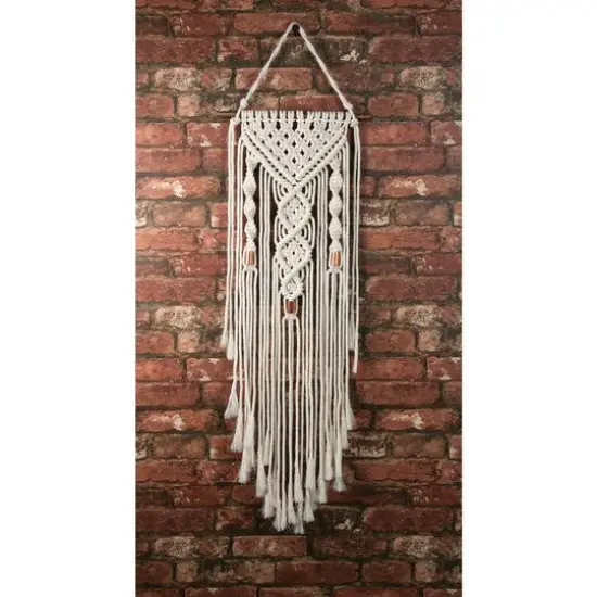 Solid Oak Make-Rame&trade; Double Twist Macram&eacute; Wall Hanging Kit {4}