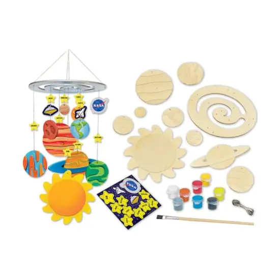 Works of Ahhh... Wood Paint Kit - NASA Solar System Mobile {4}