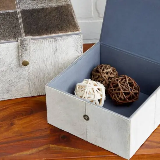 Gray Leather Natural Box Set, 8" & 10" {5}
