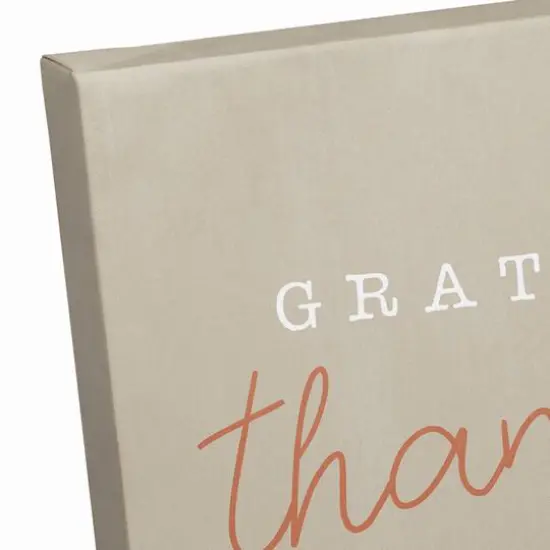 Grateful Thankful Blessed Canvas Wall Art {4}